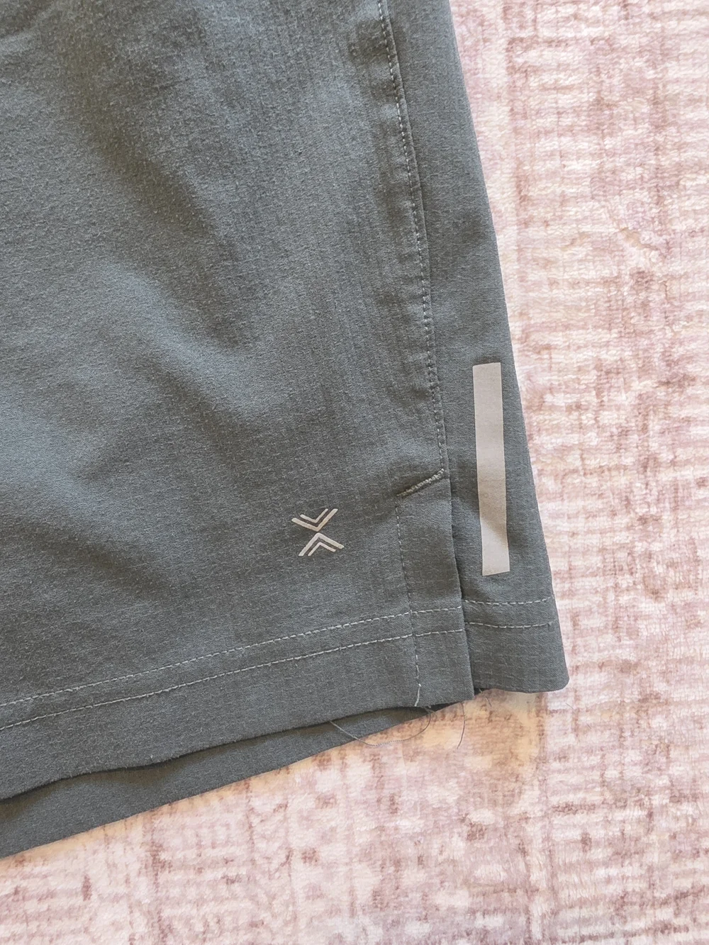 Xersion Quick-Dri Ripstop Army Green Men's Athletic Shorts - Size Large